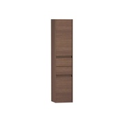 Шкаф-пенал VitrA S50+ 2 двери 1 ящик темный дуб правый