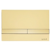 Кнопка смыва VitrA Select двойная, стекло, золото