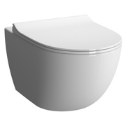 Унитаз подвесной VitrA Sento безободковый с тонким сиденьем микролифт