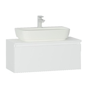 Тумба для раковины VitrA Shift + 80x35.5x34 см без отверстия белый акрил