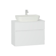 Тумба для раковины VitrA Shift + 80x45.5x62 см без отверстия белый акрил