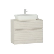Тумба для раковины VitrA Shift + 80x45.5x62 см с отверстием ясень пластик