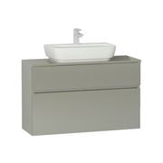 Тумба для раковины VitrA Shift + 120x35.5x62 см без отверстия мокко акрил