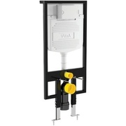 Инсталляция для подвесного унитаза Vitra Slim 748-5800-01 система смыва на 3 /6 л, глубина установки 9–12 см