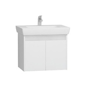 Тумба с раковиной VitrA Step 65 см белый глянец
