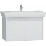 Тумба с раковиной VitrA Step 85 см белый глянец