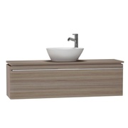 Тумба для раковины VitrA System Fit 120x34x37.5 см серый дуб ручка