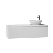 Тумба для раковины VitrA System Fit 120x34x37.5 см отверстие справа белый глянец профиль-ручка