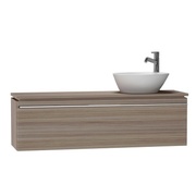 Тумба для раковины VitrA System Fit 120x34x37.5 см отверстие справа серый дуб ручка
