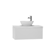 Тумба для раковины VitrA System Fit 80x47x37.5 см белый глянец профиль-ручка