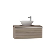 Тумба для раковины VitrA System Fit 100x53x37.5 см серый дуб профиль-ручка