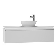 Тумба для раковины VitrA System Fit 120x53x37.5 см белый глянец ручка