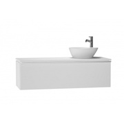Тумба для раковины VitrA System Fit 120x53x37.5 см отверстие справа белый глянец профиль-ручка