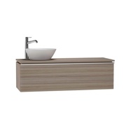 Тумба для раковины VitrA System Fit 120x53x37.5 см отверстие слева серый дуб профиль-ручка