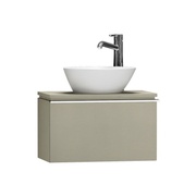 Тумба для раковины VitrA System Fit 60x34x37.5 см металлик серый профиль-ручка
