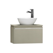Тумба для раковины VitrA System Fit 60x34x37.5 см металлик серый ручка