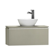 Тумба для раковины VitrA System Fit 80x34x37.5 см металлик серый профиль-ручка