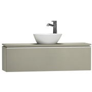 Тумба для раковины VitrA System Fit 120x34x37.5 см металлик серый профиль-ручка