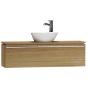 Тумба для раковины VitrA System Fit 120x34x37.5 см натуральное дерево ручка