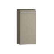 Шкаф VitrA System Fit средний ручка металлик серый левый