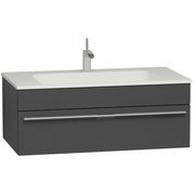 Тумба с раковиной VitrA System Infinit 120 см C антрацит глянец