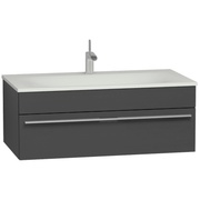 Тумба с раковиной VitrA System Infinit 120 см D антрацит глянец