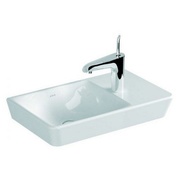 Раковина VitrA T4 50x30 см Compact на столешницу, 1 отверстие под смеситель, без перелива