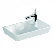 Раковина VitrA T4 60x35 см Compact на столешницу, 1 отверстие под смеситель, без перелива