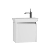 Тумба с раковиной VitrA T4 50 см левый белый глянец