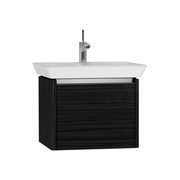 Тумба с раковиной VitrA T4 70 см черный текстурный