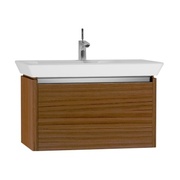 Тумба с раковиной VitrA T4 80 см коричневый текстурный