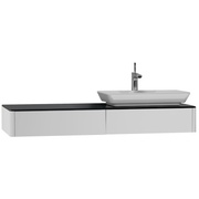 Тумба для раковины VitrA T4 130 см узкая белый матовый