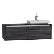 Тумба для раковины VitrA T4 130 см черный текстурный