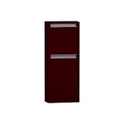 Шкаф VitrA T4 средний бургундский матовый правый