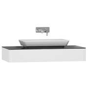 Тумба для раковины VitrA T4 100 см узкая белый глянец