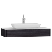 Тумба для раковины VitrA T4 100 см узкая черный текстурный