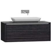 Тумба для раковины VitrA T4 100 см черный текстурный