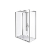 Душевой бокс VitrA Zest 120x90x220 см правая серый матовый, передняя и боковая панель