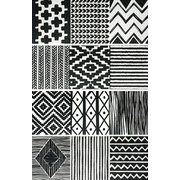 Настенная плитка Zirconio Idea Ethnic Black (4 вида, без выбора)