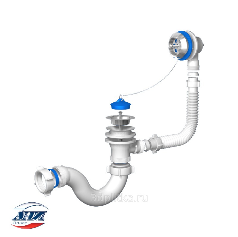 Ани Пласт Ани E150 сифон для ванны ?? купить в Москве. Цены, фото ...