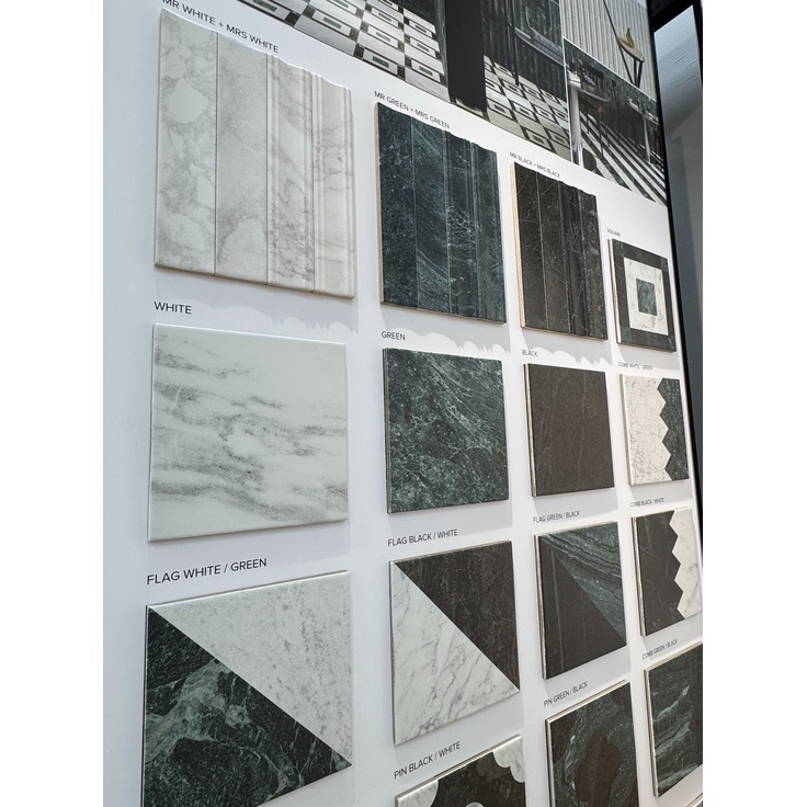 4101195 Dandy Flag White Green 18,6x18,6 керамогранит от 41zero42