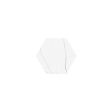 41zero42 Mate 4100068 Шестиугольный Белый Мрамор Напольная плитка 19,5x22,5 см, Италия - фото 1 - фото 1