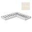 ABK Out 20 0012567 Angolare Griglia Sx Sensi Roma Ivory Спец. Элемент 15x60 см, Италия, под камень  - фото 1