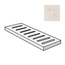 ABK Out 20 0018101 Griglia Poetry Stone Trani Ivory Спец. Элемент 15x60 см, Италия, под камень  - фото 1