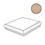 ABK Petraia A85205 Angolaret Beige Ступень 33,3x33,3 см, Италия, под камень  - фото 1