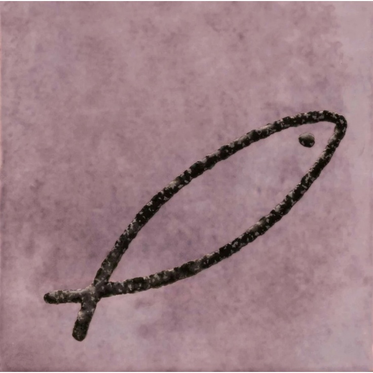 ABK Poetry Colors 0011957 Swim Blush Декор 10x10 см, Италия, под камень  - фото 1