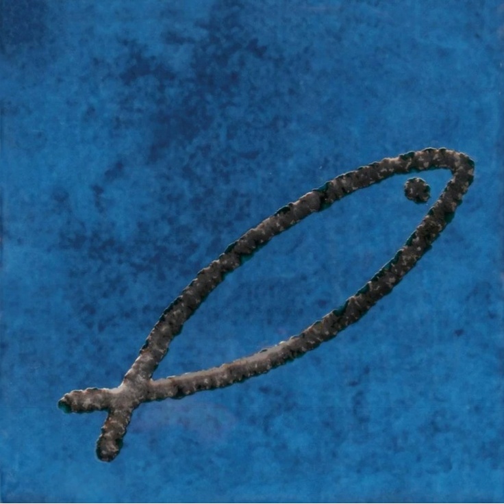 ABK Poetry Colors 0011952 Swim Blue Декор 10x10 см, Италия, под камень  - фото 1