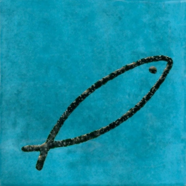 ABK Poetry Colors 0011953 Swim Turquoise Декор 10x10 см, Италия, под камень  - фото 1