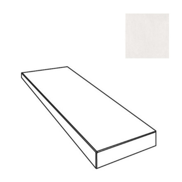 ABK Poetry Net 0018029 Angolare Top Dx Milk Nat Угловая ступень 32x120 см, Италия, под бетон  - фото 1