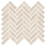 ABK Sensi Classic 1SR09602 Chevron Sahara Cream Sable Мозаика 30x30 см, Италия, под мозаику - фото 1